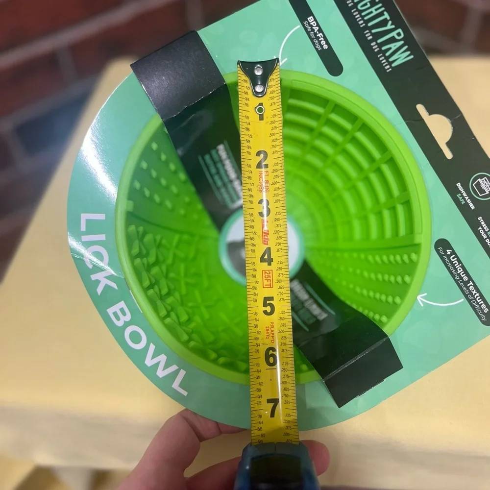 Interactive Green Dog Lick Bowl